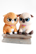 Load image into Gallery viewer, Angry Cat Plush- Siamese Version
