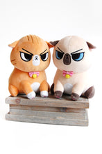Load image into Gallery viewer, Angry Cat Plush- Siamese Version