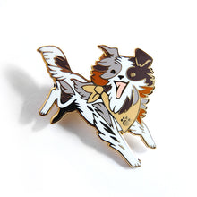 Load image into Gallery viewer, australian shepherd enamel pin