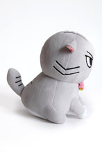 Load image into Gallery viewer, Angry Cat Plush- Gray Tabby Version