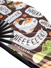 Load image into Gallery viewer, Pigtato Wheek Squad Guinea Pig Snap Hand Fan