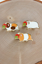 Load image into Gallery viewer, Strawberry Runner Pin (Stripey)
