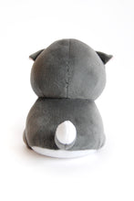 Load image into Gallery viewer, Angry Cat Plush- Dark Gray Tux Version
