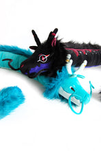 Load image into Gallery viewer, Black Void Dragon 6ft Long Giant Plush
