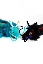 Load image into Gallery viewer, Black Void Dragon 6ft Long Giant Plush