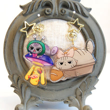 Load image into Gallery viewer, Angry Cat Keychain Collection
