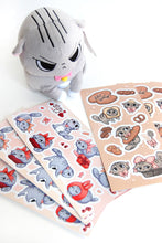 Load image into Gallery viewer, Angry Cat Sticker Set