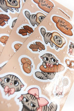 Load image into Gallery viewer, Angry Cat Sticker Set