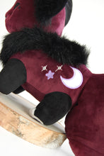 Load image into Gallery viewer, Floral Frolic Dawnsing Night Purple Fox Plush
