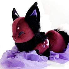 Load image into Gallery viewer, Floral Frolic Dawnsing Night Purple Fox Plush