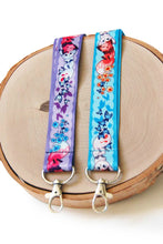 Load image into Gallery viewer, Laying in Flowers with Butterflies Lanyard