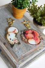 Load image into Gallery viewer, Floral Frolic Bean Glitter Keychains