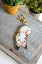 Load image into Gallery viewer, Floral Frolic Bean Glitter Keychains