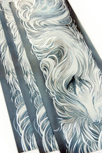 Load image into Gallery viewer, Spirit Wolf and Midnight Wolf 8x24 Foil Prints