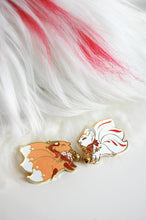 Load image into Gallery viewer, Jingle Fox Enamel Pins (Red Version)