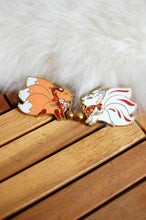 Load image into Gallery viewer, Jingle Fox Enamel Pins (Red Version)