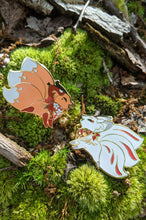 Load image into Gallery viewer, Jingle Fox Enamel Pins (Red Version)