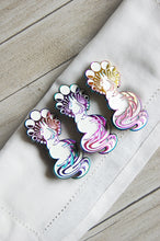 Load image into Gallery viewer, Rainbow Metal Moon Queenie Pin