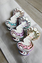 Load image into Gallery viewer, Rainbow Metal Moon Queenie Pin