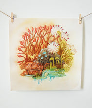 Load image into Gallery viewer, Insect and Fox Squirrel 11x11 Paper Poster
