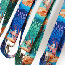 Load image into Gallery viewer, Shiba Birb Tree Lanyard