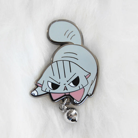 Angry Cat Hissy Fit Enamel Pin