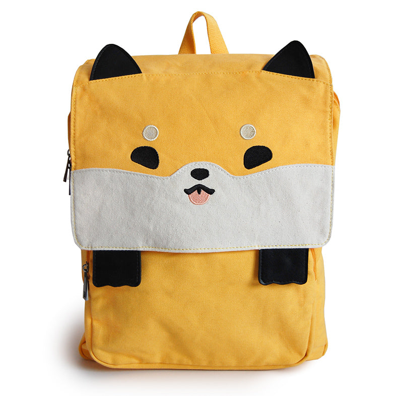 Sunflowers become shiba inu dolls net red two ha backpack popular puppy