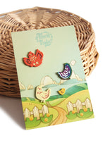 Load image into Gallery viewer, Chicken Enamel Pin Set
