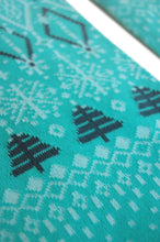 Load image into Gallery viewer, Conifer Mist Trees Knit Scarf
