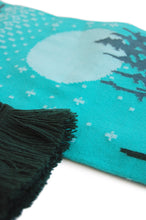 Load image into Gallery viewer, Conifer Mist Trees Knit Scarf

