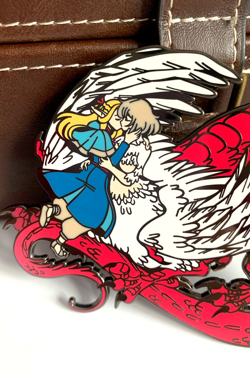 Necromancer and Lizard Girlfriend Kissy Pin – FloralFrolicFoxes