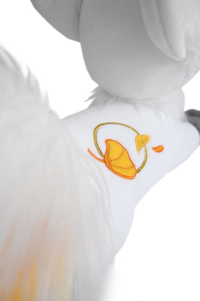 Golden Ginkgo Queenie Fox Plush – FloralFrolicFoxes