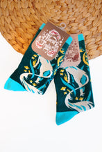 Load image into Gallery viewer, Crowned Goaticorn Floral Socks
