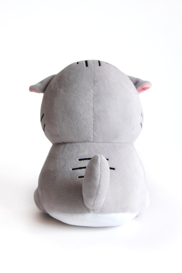 Angry Cat Plush Gray Tabby Version FloralFrolicFoxes