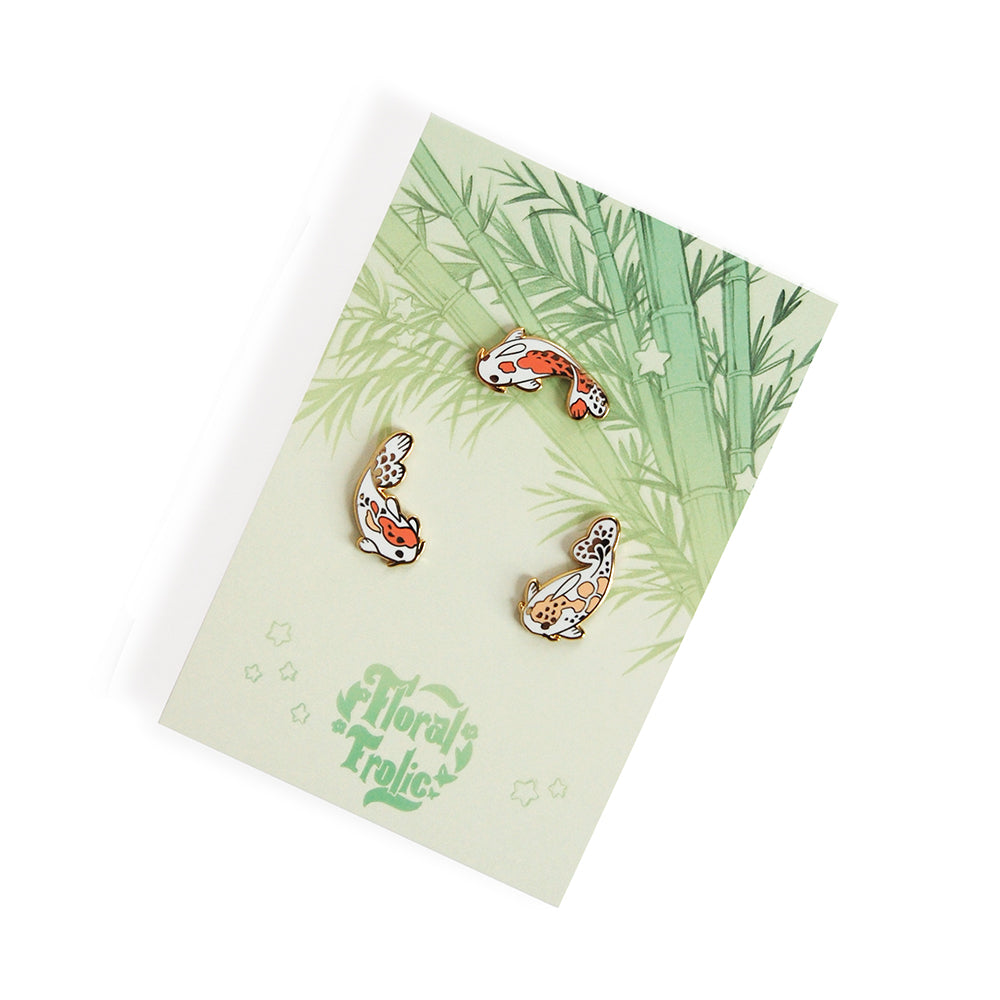 Mini Koi Fish Pin Set – FloralFrolicFoxes