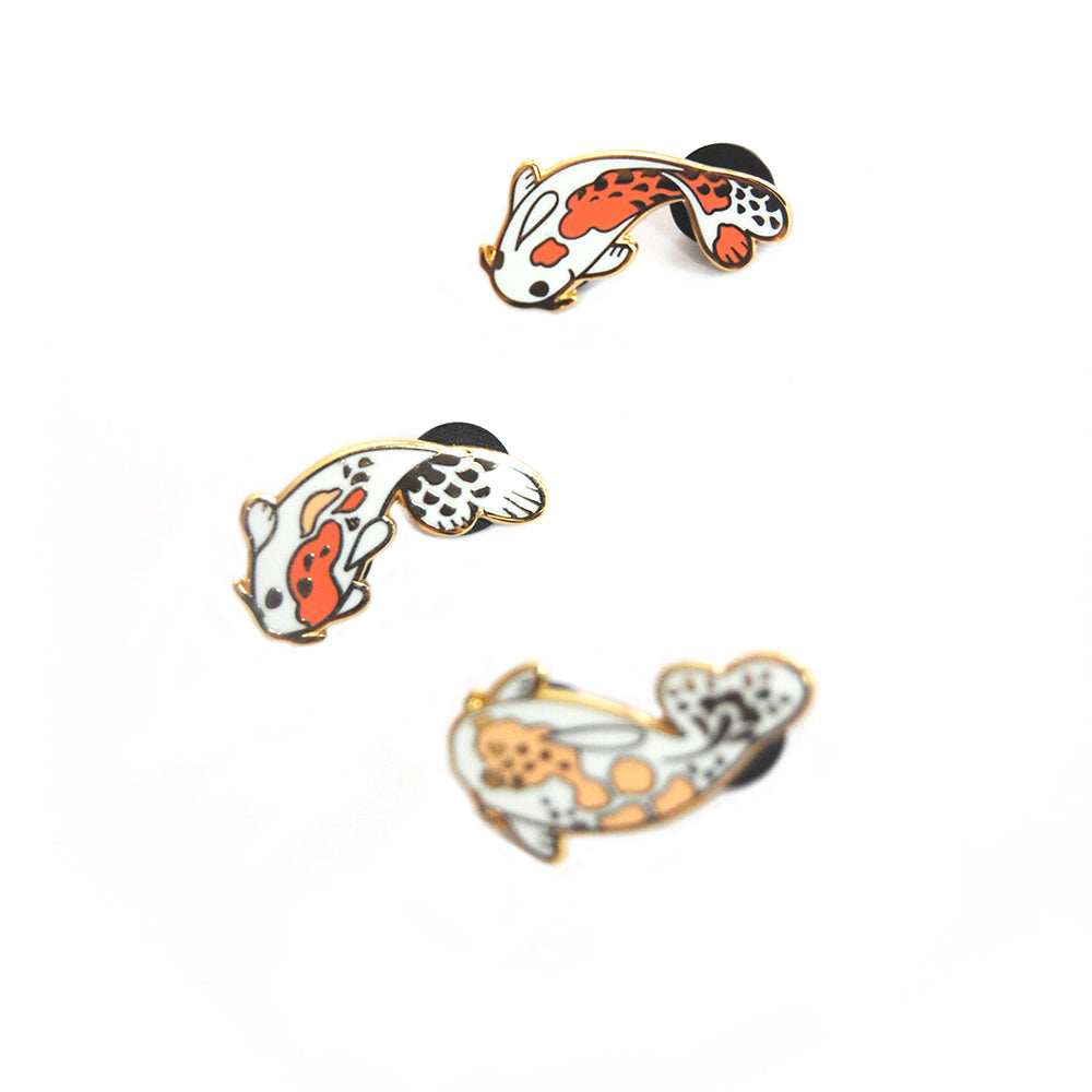 Mini Koi Fish Pin Set – FloralFrolicFoxes