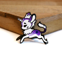 Load image into Gallery viewer, Prancing Goaticorn Lavender Goaticorn Pin

