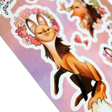 Load image into Gallery viewer, Maned Wolf Leggie Love Sticker Sheet
