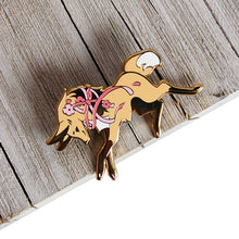 Load image into Gallery viewer, maned wolf enamel pin
