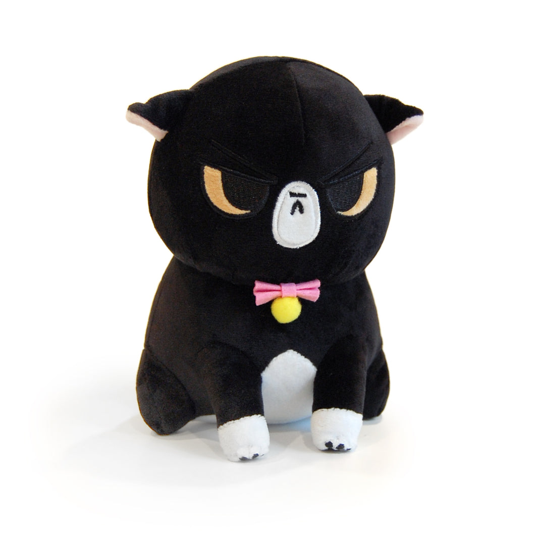 Angry Cat Plush- Midnight Tux