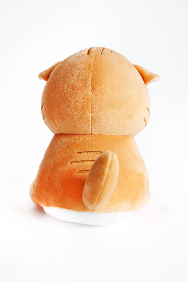 Angry Cat Plush- Orange Tabby Version – FloralFrolicFoxes