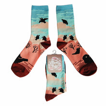 Load image into Gallery viewer, Raven's Day Out Red Socks
