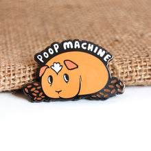 Load image into Gallery viewer, Poop Machine Pigtato Guinea Pig Pin
