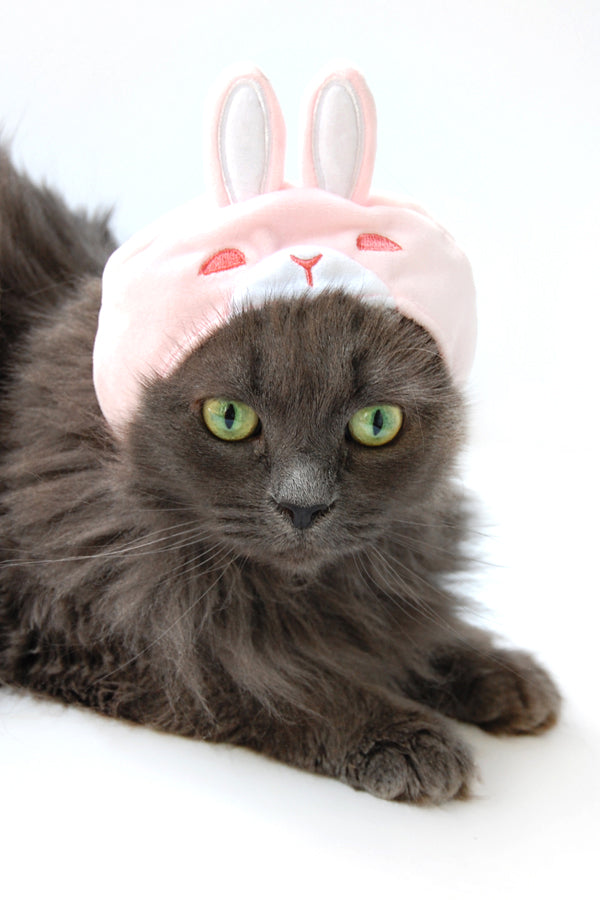 Hat for Cat- Rose Bunny – FloralFrolicFoxes