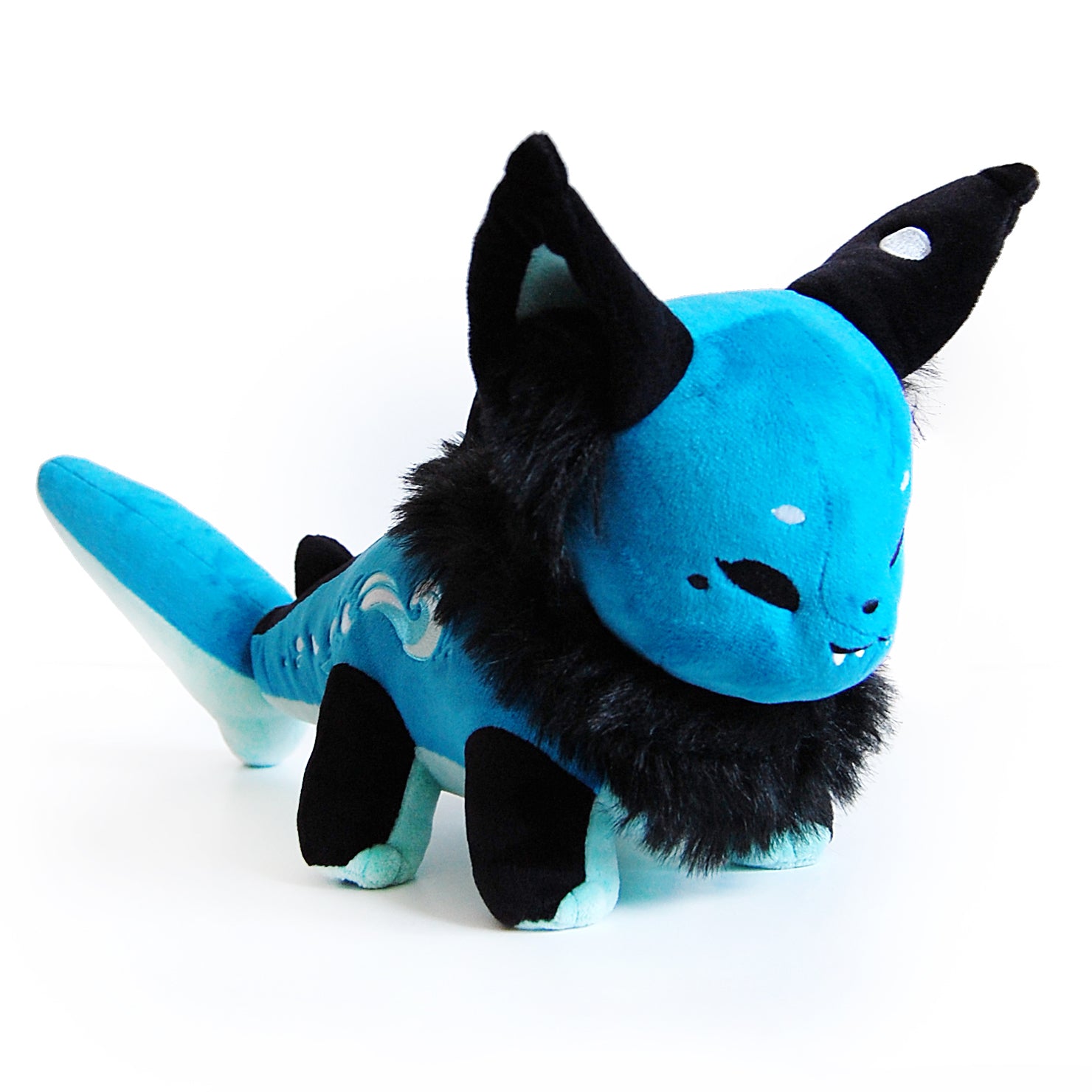 Shark Dawnsing Fox Plush – FloralFrolicFoxes