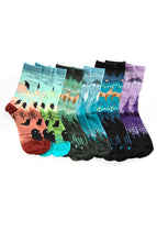 Load image into Gallery viewer, Forest Fox Teal Socks
