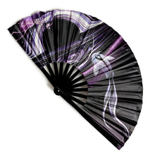 Load image into Gallery viewer, Void Koi Fish Snap Hand Fan
