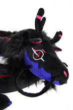 Load image into Gallery viewer, Black Void Dragon 6ft Long Giant Plush
