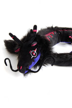 Load image into Gallery viewer, Black Void Dragon 6ft Long Giant Plush
