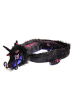 Load image into Gallery viewer, Black Void Dragon 6ft Long Giant Plush

